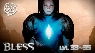 Bless - Assassin lvl 33~35 Gameplay - Sylvan Elf - Final Test - F2P - KR