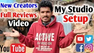 My studio setup|मेरा स्टूडियो|My New studio video tour|new youtuber ke studio video|New create setup