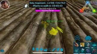 BREEDING AND IMPRINTING ARGENTAVIS !! ARK SURVIVAL EVOLVED MOBILE