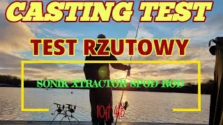 SONIK XTRACTOR SPOD ROD 10ft 4.5lb - test rzutowy - Casting test...