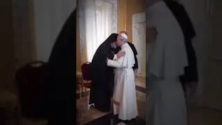 Pope Leo XIV meets participants of an Orthodox Catholic ecumenical pilgrimage from the United State