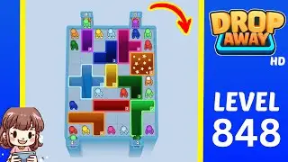 Drop Away Level 848 Solution Walkthrough