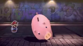 Paper Mario: Color Splash - Piggy Bank Thing Dance Animation