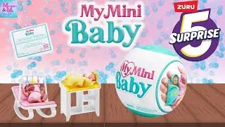 (IT’S A GIRL!) ANOTHER ZURU 5 SURPRISE MY MINI BABY UNBOXING!