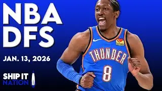 NBA DFS Process | DraftKings & FanDuel Picks, Plays & Slate Breakdown | Tuesday, 01/13/26