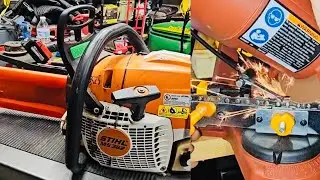 STIHL MS 362 Bar Orientation Tip: Fix Upside-Down Bar & Oil Hole Issue