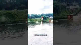 flyboard fun experience #adventure #waterpark #youtubeshorts #flyboard #beautifulgirl #romantic #dj