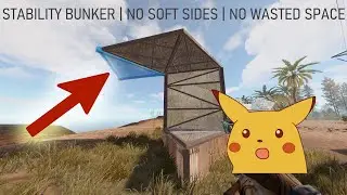 RUST - new foundation thin stacked stability bunker (+base idea)