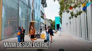 Miami Design District Walking Tour 4K | Art, Luxury & Modern Miami 🌴