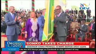 Governor Mike Sonko promises to make Nairobi great again