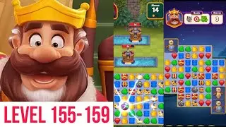 Level 155&ndash;159 Satisfying Royal Kingdom Puzzle Moments ✨🏰 #Satisfying  #gamingshorts #PuzzleGame
