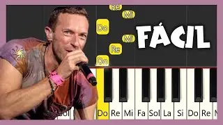 Viva La Vida - Coldplay - TUTORIAL DE PIANO F&Aacute;CIL - EASY PIANO