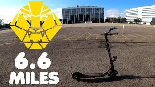 Swagtron Swagger 5 Elite Electric Scooter Range Test 6.6 Miles 👍👍👍