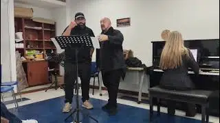 Working with the students of UTP, Pereira,Colombia. Faculty of Misic & Art.