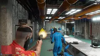 GTA 5 - Trevor's Secret Drugs Facility Rampage + Ten Star Escape [R.D.E 4.1.2]