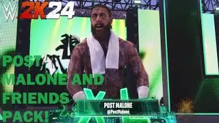 POST MALONE AND FRIENDS PACK AND WRESTLEMANIA XL DLC! WWE 2K24