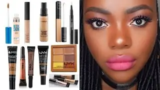 Best Drugstore + High End Concealer For Dark Skin / Top 10 Concealer (WOC)