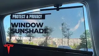Cool Comfort for Your Tesla: Telescopic Window Sunshade Install | Tesery