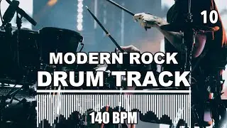 Modern Rock I Drum Track I 140 BPM I Full Arrangement