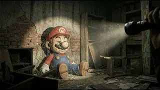 Super Mario Bros Final Scene &ndash; Abandoned World With All Characters LOSTECHO