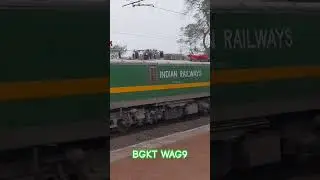 Bhagat Ki Kothi WAG9 hauling freight