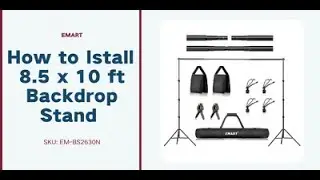 How To: Backdrop Stand Tutorial | emartus.com