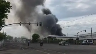 Gro&szlig;brand in Mombach