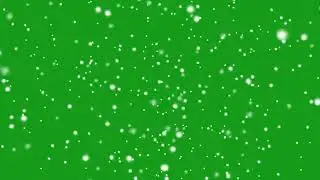 ❄️ Beautiful Snow Falling Green Screen Effect | Realistic Snow Animation ❄️ | Green Screen Library