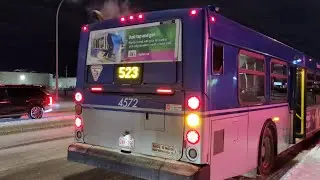 ETS Bus 2007 New Flyer D40LFR #4572 On 523 Millwoods 