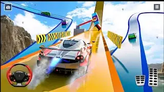 GT Car Stunt Racing Simulator || Muscle Car Mega Tracks Races 3D || Android GamePlay #4 # Gt car 