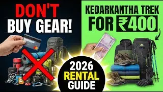 Kedarkantha Trek Equipment Rent Price (2026) | Shoes, Jacket & Gear Rates in Sankri