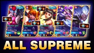All Supreme Cambodia! 22 Kills Gameplay by Top 1 Supreme Fanny Cambodia Wag Panha ~ Mobile Legends