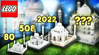 LEGO Тадж-Махал в разных масштабах &ndash; сравнение размеров