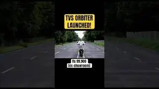 TVS Orbiter e-scooter launched! #tvs #tvsorbiter #shorts