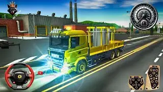 Транспортировка тяжелого экскаватора и установка гидровентилятора | Long Trailer Truck Simulator