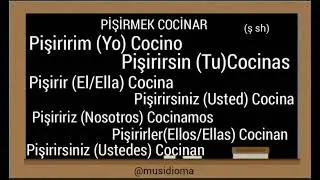 APRENDE TURCO/PİŞİRMEK COCİNAR