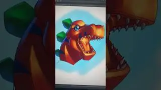 Quick digimon master copy art #art #digimon #digimoncolor #fanart