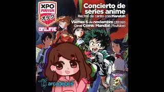 Xpomanga Online 2020 Concierto de series anime. Recital de canto con Maruta