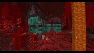 Minecraft Time-lapse building | Nether house 1.16.1