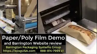 Roll Stock Paper Poly film fill & seal BPS HFFS 450 888-814-7999