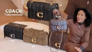Ma collection de sacs Coach tabby matelass&eacute;s, unboxing nouveaut&eacute; & sacs premium &agrave; vendre