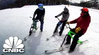 Investors Dhani Jones And Jeremy Bloom Skip The Ski Bike Lesson | Adventure Capitalists | CNBC Prime