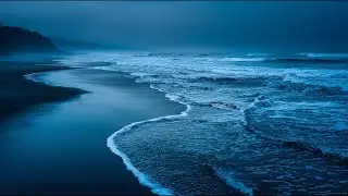 99% Instantly Fall Asleep 🌊 Ocean Night ASMR with Distant Waves