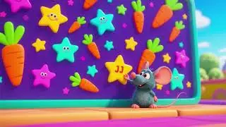 Mouse & JJ Count the Carrot Stars | Fun Counting Song for Kids & Toddlers