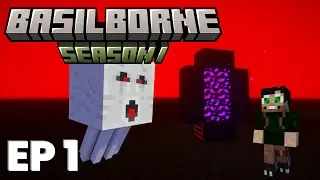 &ldquo;Breaking the Nether Roof to Start Season One | BasilBorne SMP EP 1&rdquo;