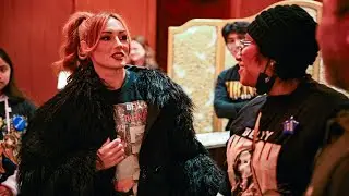 Becky Lynch grants a Wish before Raw in Brooklyn.