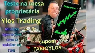 Blackarrow on mobile + midday trading + YLOS TRADING proprietary trading desk - Friday vibes!