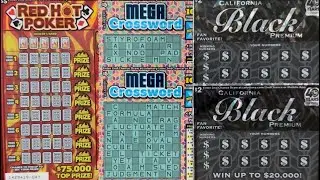 Profit!! So Many Wins!! Mega Crossword!! CA Black!! Red Hot Poker!!