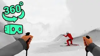 ⛷️Alpine Skiing VR - 360&deg; Video