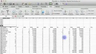 Breakthrough Stats - Video Tutorial 5 - Exporting to Excel and Sorting Stats